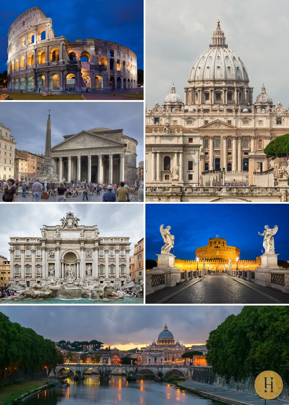 Vista de Roma, guía de viaje de HotelsCasa