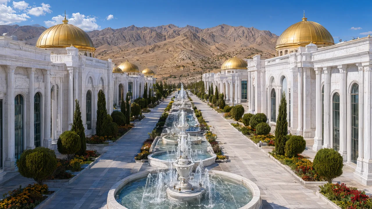 View of Ashgabat, HotelsCasa travel guide