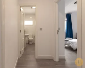 Habitación familiar con vistas al jardín