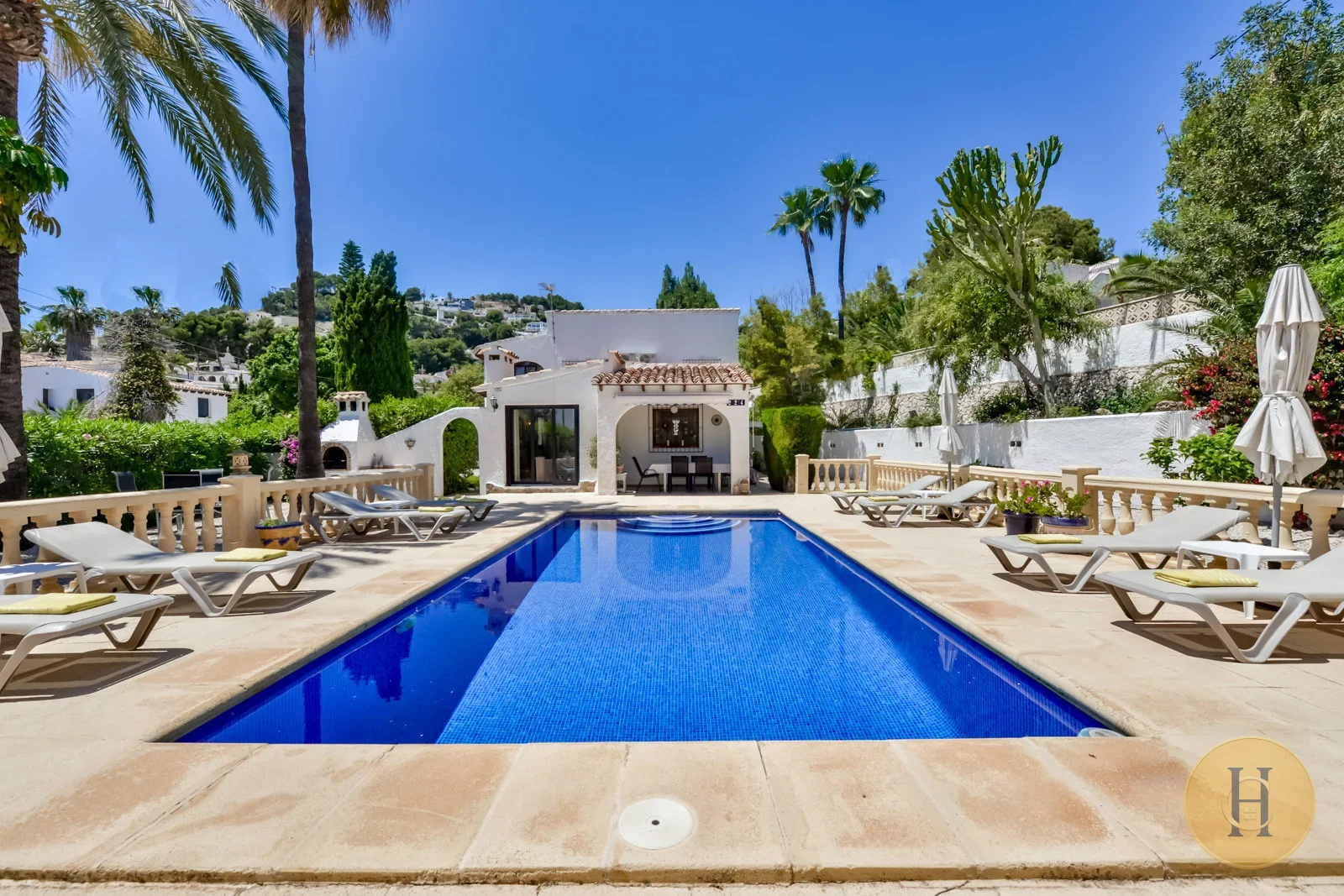 VG - Villa PONENT en Moraira | Alquiler Vacacional con Piscina (8 pax)