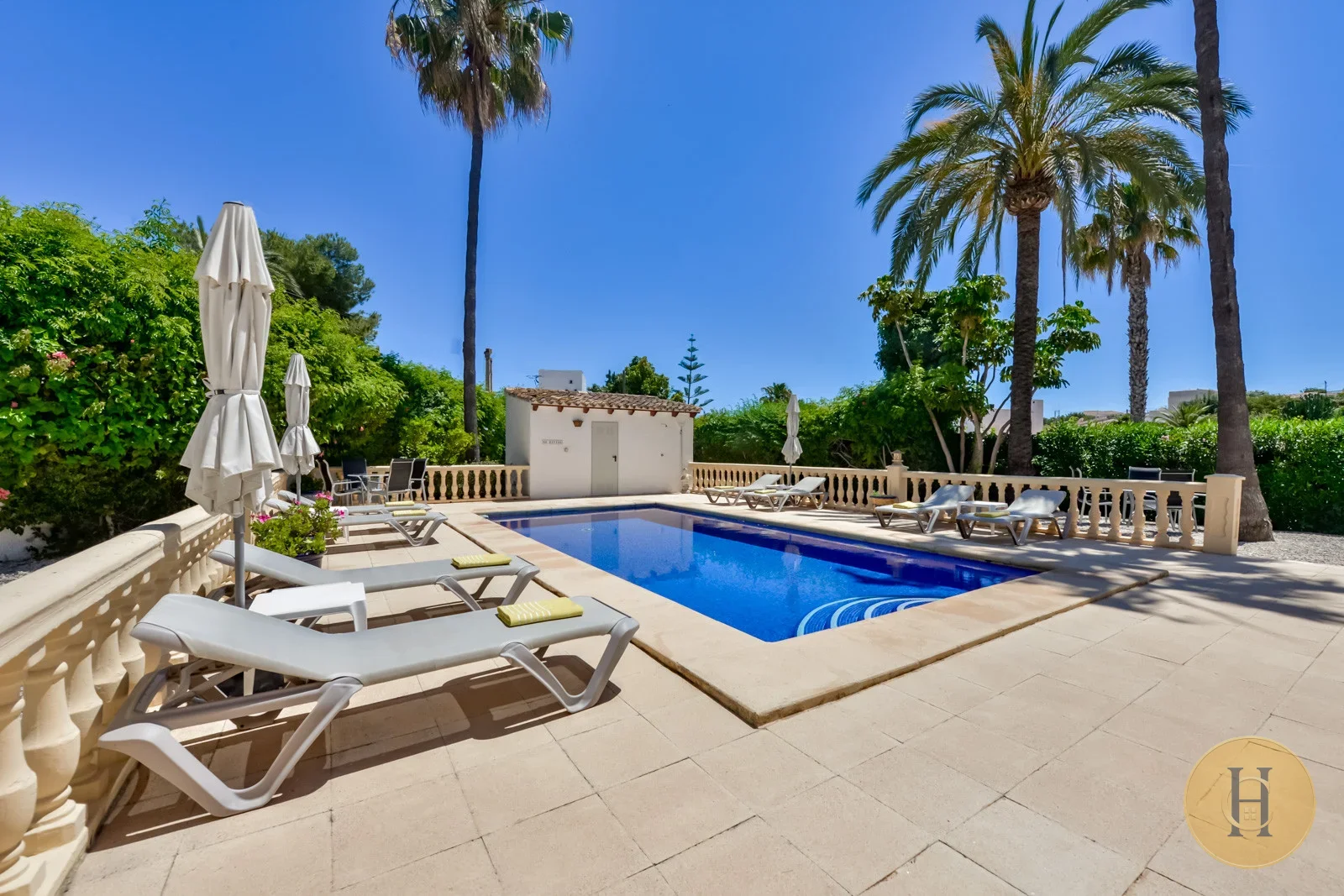 VG - Villa PONENT en Moraira | Alquiler Vacacional con Piscina (8 pax)