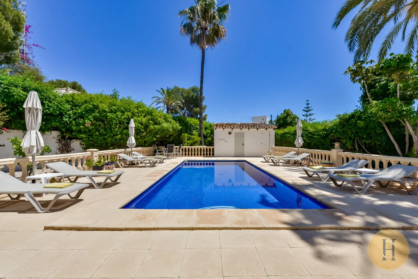 VG - Villa PONENT en Moraira | Alquiler Vacacional con Piscina (8 pax)
