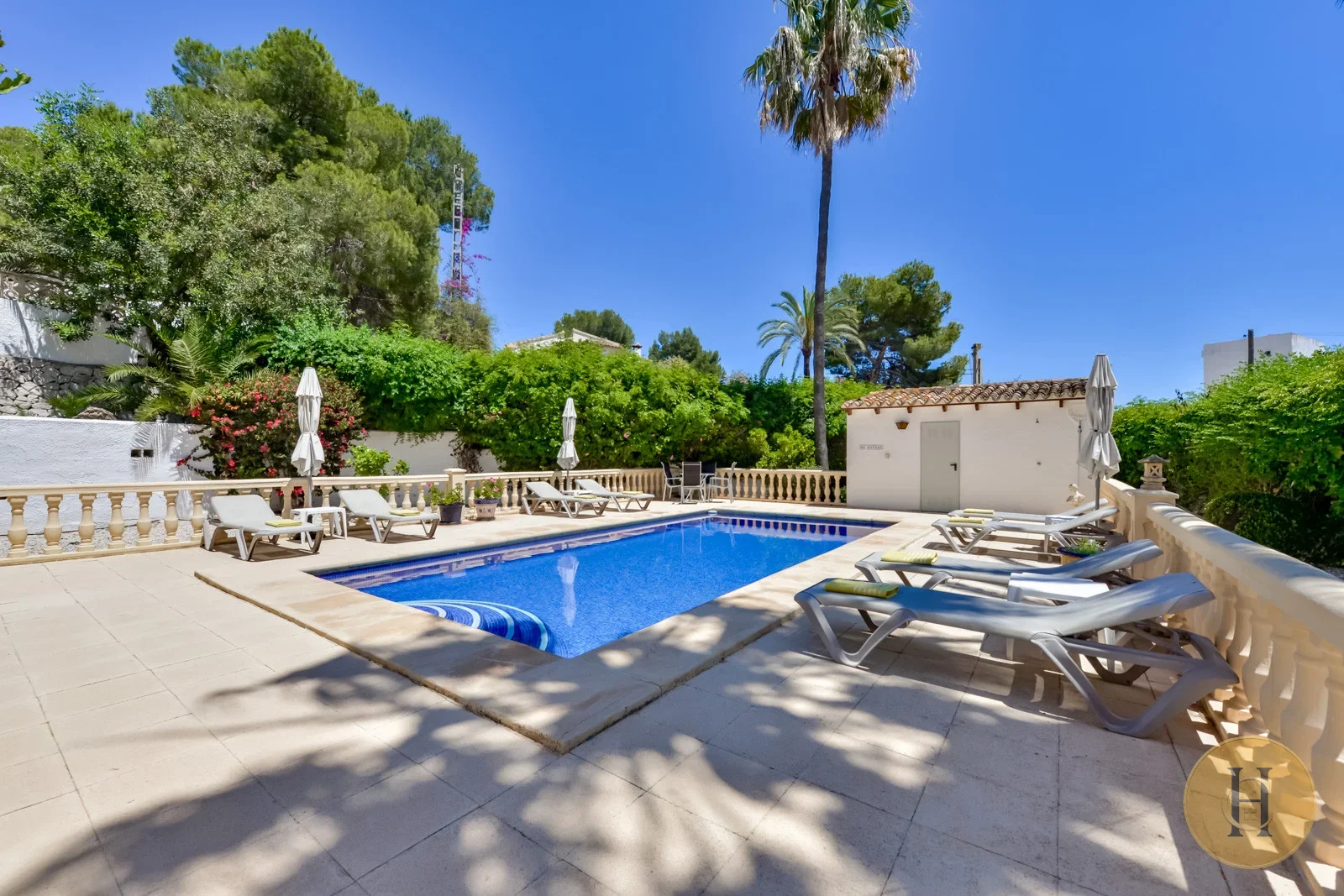 VG - Villa PONENT en Moraira | Alquiler Vacacional con Piscina (8 pax)