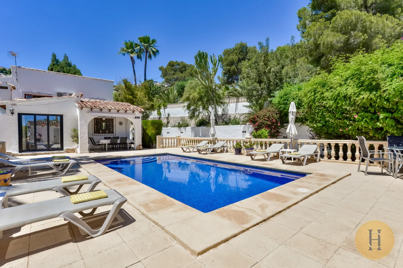 VG - Villa PONENT en Moraira | Alquiler Vacacional con Piscina (8 pax)