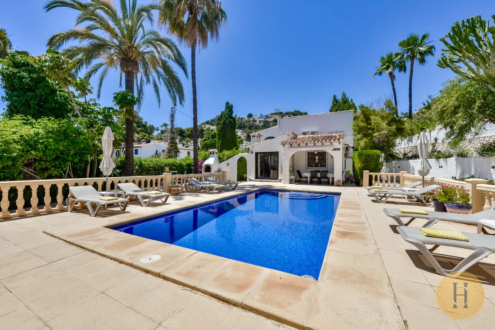 VG - Villa PONENT en Moraira | Alquiler Vacacional con Piscina (8 pax)