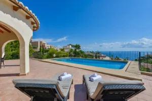 VG - Villa Loxi, Preciosa Villa En Cumbre Del Sol Para 6 Pax Con Piscina Privada Y Vistas Al Mar.