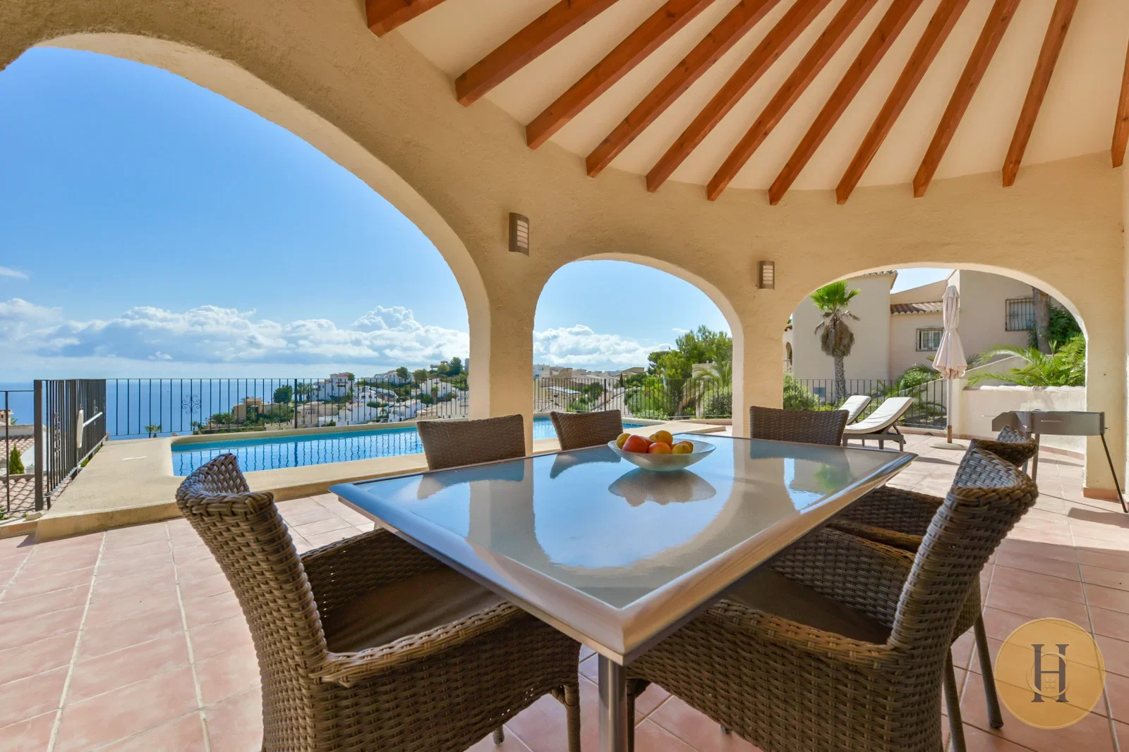 VG - Villa Loxi, Preciosa Villa En Cumbre Del Sol Para 6 Pax Con Piscina Privada Y Vistas Al Mar.