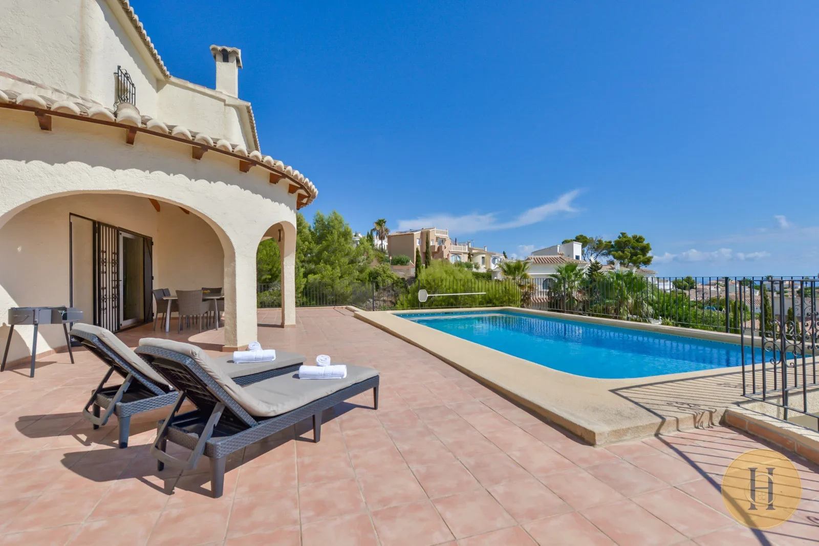 VG - Villa Loxi, Preciosa Villa En Cumbre Del Sol Para 6 Pax Con Piscina Privada Y Vistas Al Mar.