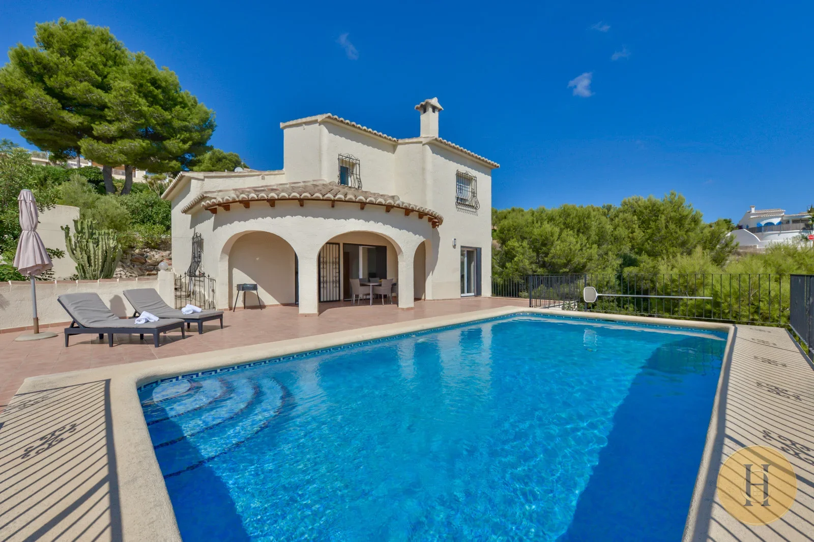 VG - Villa Loxi, Preciosa Villa En Cumbre Del Sol Para 6 Pax Con Piscina Privada Y Vistas Al Mar.